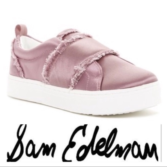Sam Edelman Shoes - 💕SALE💕 Sam Edelman Pink Levine Velvet Sneakers